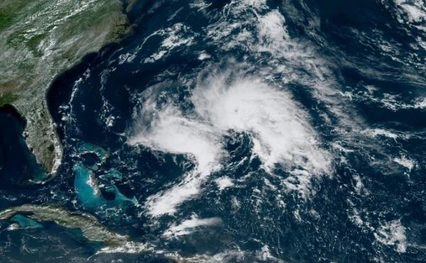 A satellite image from 1 p.m. ET shows "Disturbance 1," which has a 70% chance of becoming a tropical storm, the National Hurricane Center says. A satellite image from 1 p.m. ET shows "Disturbance 1," which has a 70% chance of becoming a tropical storm, the National Hurricane Center says.