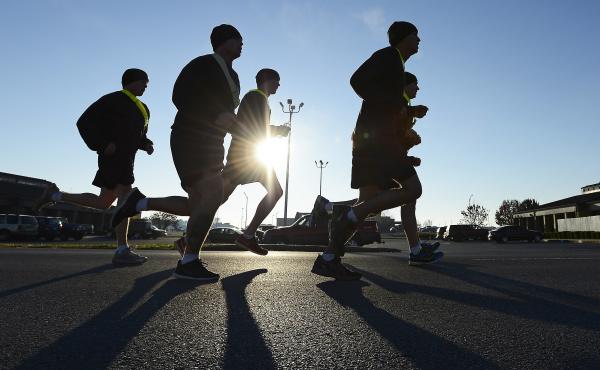 Members of the Pathfinders 5th Battalion, 101st Combat Aviation Brigade of the 101st Airborne Division, go for a run at Fort Campbell, Ky., in 2013. The Census Bureau says it will count deployed service members as residents of their home bases or ports fo Members of the Pathfinders 5th Battalion, 101st Combat Aviation Brigade of the 101st Airborne Division, go for a run at Fort Campbell, Ky., in 2013. The Census Bureau says it will count deployed service members as residents of their home bases or ports fo