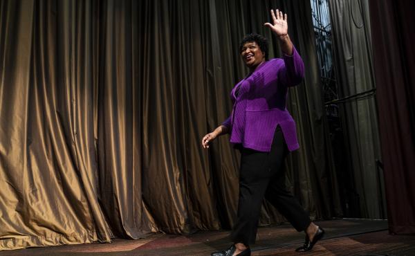 In addition to running for Georgia governor and registering some 800,000 voters, Stacey Abrams has written eight romance novels under the nom de plume Selena Montgomery. Now, her first three novels will be reissued. In addition to running for Georgia governor and registering some 800,000 voters, Stacey Abrams has written eight romance novels under the nom de plume Selena Montgomery. Now, her first three novels will be reissued.