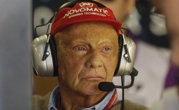 Former Formula One driver Niki Lauda stands in the Mercedes pit at the Interlagos race track in Sao Paulo, Brazil, in 2017. The three-time Formula One world champion has died at the age of 70. Former Formula One driver Niki Lauda stands in the Mercedes pit at the Interlagos race track in Sao Paulo, Brazil, in 2017. The three-time Formula One world champion has died at the age of 70.