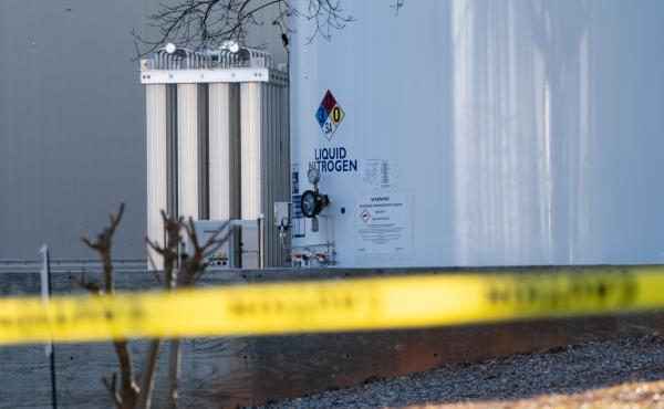 A liquid nitrogen leak at a Gainesville, Ga., poultry processing plant killed 6 people and sent 11 others to the hospital Thursday. A liquid nitrogen leak at a Gainesville, Ga., poultry processing plant killed 6 people and sent 11 others to the hospital Thursday.
