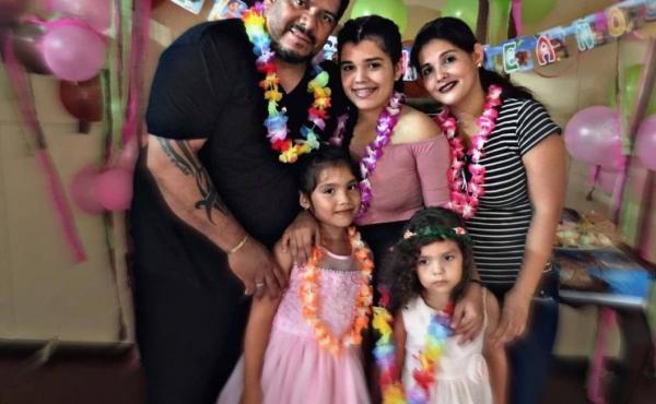 Guillermo Frestan, 51, with his wife, Ana Maria Castro Ortez, and daughters Melanie, Jazmin and Fabiana. Guillermo Frestan, 51, with his wife, Ana Maria Castro Ortez, and daughters Melanie, Jazmin and Fabiana.