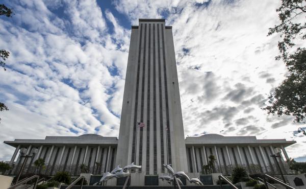 A view of the Florida Capitol in Tallahassee. One Republican state lawmaker has introduced a restrictive abortion bill that is drawing comparisons to the ban recently enacted in Texas. A view of the Florida Capitol in Tallahassee. One Republican state lawmaker has introduced a restrictive abortion bill that is drawing comparisons to the ban recently enacted in Texas.
