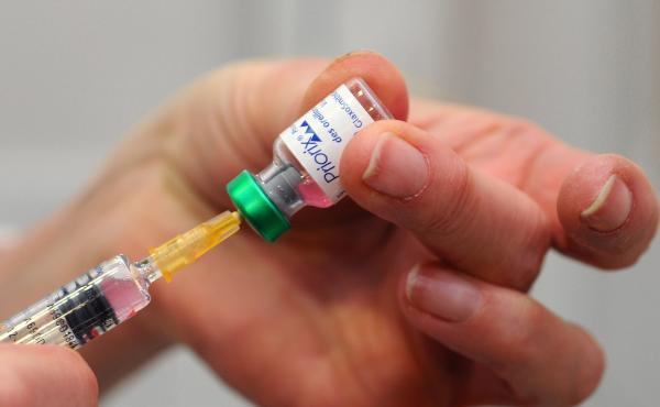 An MMR vaccination, immunizing against measles, mumps and rubella, is seen in the Health and Prevention Centre in Lyon, France. An MMR vaccination, immunizing against measles, mumps and rubella, is seen in the Health and Prevention Centre in Lyon, France.
