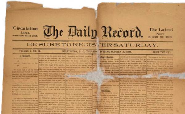 The Daily Record, Oct. 20, 1898 The Daily Record, Oct. 20, 1898