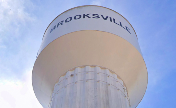 The Brooksville water tower was accidentally sold by the city to a businessman who was trying to buy a municipal building at the tower's base. The Brooksville water tower was accidentally sold by the city to a businessman who was trying to buy a municipal building at the tower's base.