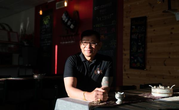 Suriya Paprajong moved to Greenland in the winter of 2001. Some 18 years later, he has built up a life, including opening his own restaurant. Suriya Paprajong moved to Greenland in the winter of 2001. Some 18 years later, he has built up a life, including opening his own restaurant.