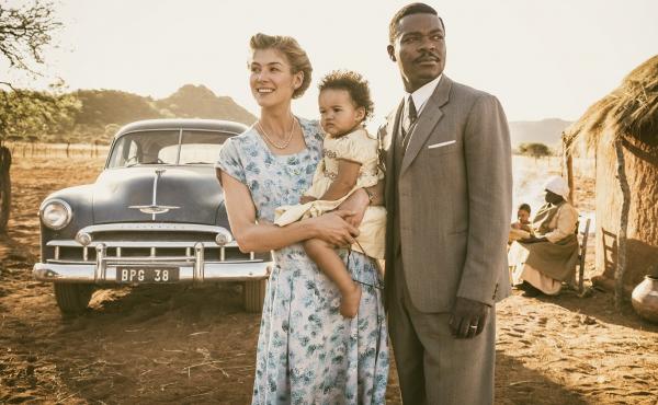 Before Botswana: Ruth (Rosamund Pike) and Seretse (David Oyelowo) present a united front in A United Kingdom. Before Botswana: Ruth (Rosamund Pike) and Seretse (David Oyelowo) present a united front in A United Kingdom.