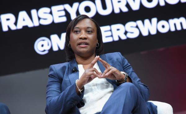 Laphonza Butler (shown here in 2018) is the first woman of color to lead Emily's List. Most recently, she worked at AirBnb and on Kamala Harris' presidential campaign. Laphonza Butler (shown here in 2018) is the first woman of color to lead Emily's List. Most recently, she worked at AirBnb and on Kamala Harris' presidential campaign.