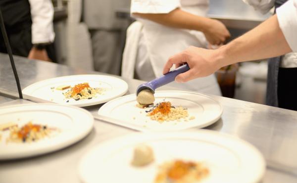 Chefs prepare food at Mexico's Dinner With Enrique Olvera And Jordi Roca during Food Network & Cooking Channel New York City Wine & Food Festival presented By FOOD & WINE at Cosme NYC on October 15, 2015 in New York City. Cosme is one of six U.S. honorees Chefs prepare food at Mexico's Dinner With Enrique Olvera And Jordi Roca during Food Network & Cooking Channel New York City Wine & Food Festival presented By FOOD & WINE at Cosme NYC on October 15, 2015 in New York City. Cosme is one of six U.S. honorees