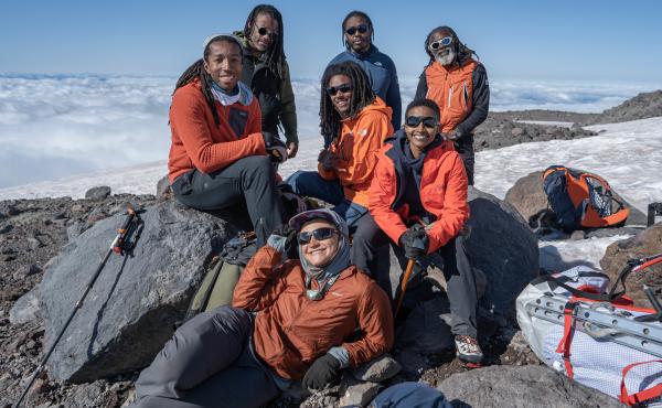 Members of the Full Circle Everest team pose for a photo on Mount Rainier earlier this year. Next year, group members hope to become the first all-Black team to reach the top of Mount Everest. Members of the Full Circle Everest team pose for a photo on Mount Rainier earlier this year. Next year, group members hope to become the first all-Black team to reach the top of Mount Everest.