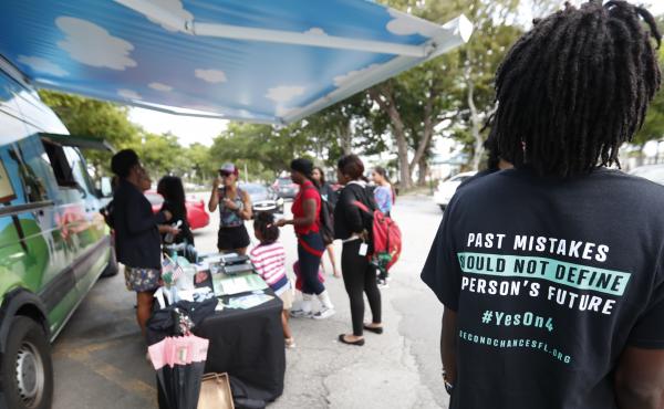 The campaign for restoring voting rights to felons was resoundingly approved by Florida voters last November. The campaign for restoring voting rights to felons was resoundingly approved by Florida voters last November.