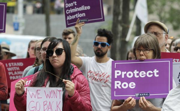 Abortion-rights supporters in Seattle protest on Tuesday against President Trump and his choice of federal appeals Judge Brett Kavanaugh as his second nominee to the Supreme Court. Activists are preparing for the possibility that Kavanaugh's confirmation Abortion-rights supporters in Seattle protest on Tuesday against President Trump and his choice of federal appeals Judge Brett Kavanaugh as his second nominee to the Supreme Court. Activists are preparing for the possibility that Kavanaugh's confirmation