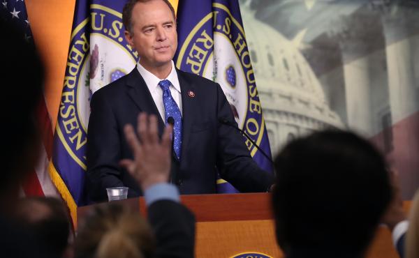 House Intelligence Chairman Rep. Adam Schiff of California speaks to the media last month. Schiff is leading the charge in the impeachment inquiry into President Trump. House Intelligence Chairman Rep. Adam Schiff of California speaks to the media last month. Schiff is leading the charge in the impeachment inquiry into President Trump.