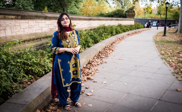 Gulalai Ismail, the Pakistani activist who fled the country after being threatened for taking a stand against sexual violence perpetrated by security forces. She was photographed in Brooklyn, where she is now seeking asylum. Gulalai Ismail, the Pakistani activist who fled the country after being threatened for taking a stand against sexual violence perpetrated by security forces. She was photographed in Brooklyn, where she is now seeking asylum.