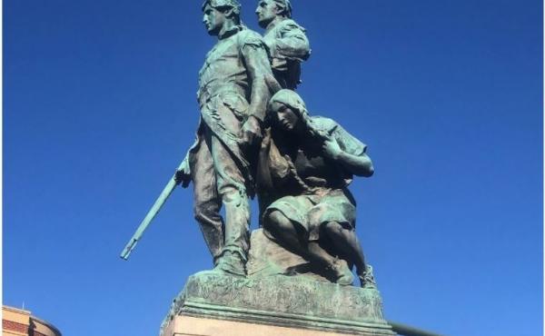 During a special emergency meeting, the Charlottesville City Council unanimously voted to remove another a statue of Meriwether Lewis, William Clark and Shoshone interpreter Sacagawea. During a special emergency meeting, the Charlottesville City Council unanimously voted to remove another a statue of Meriwether Lewis, William Clark and Shoshone interpreter Sacagawea.