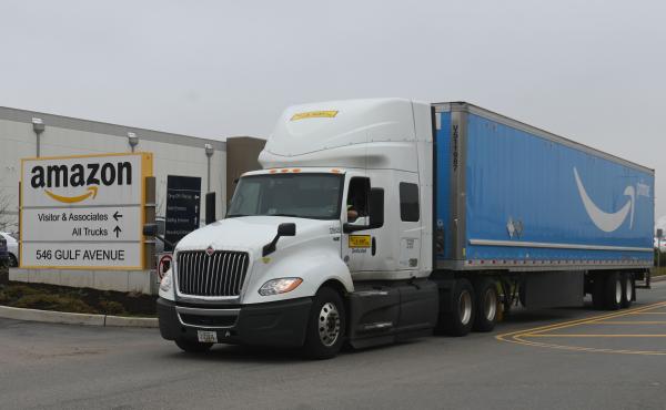Workers at Amazon's Staten Island, N.Y., warehouse staged a protest demanding that the facility be closed following several confirmed cases of the coronavirus among staff. Workers at Amazon's Staten Island, N.Y., warehouse staged a protest demanding that the facility be closed following several confirmed cases of the coronavirus among staff.