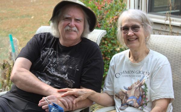 Doug and Judith Saum moved to New Hampshire from Reno, Nevada, to escape the health effects of worsening wildfire smoke. Doug and Judith Saum moved to New Hampshire from Reno, Nevada, to escape the health effects of worsening wildfire smoke.