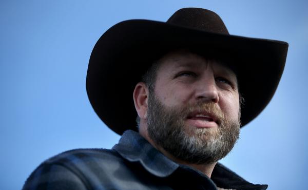 Ammon Bundy speaks to the media in front of the Malheur National Wildlife Refuge Headquarters on Jan. 6 near Burns, Ore. Bundy was arrested on Tuesday. Ammon Bundy speaks to the media in front of the Malheur National Wildlife Refuge Headquarters on Jan. 6 near Burns, Ore. Bundy was arrested on Tuesday.
