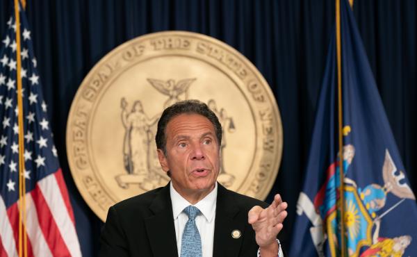 New York Gov. Andrew Cuomo has been singled out for the International Emmy Founders Award for his public addresses on the coronavirus crisis. New York Gov. Andrew Cuomo has been singled out for the International Emmy Founders Award for his public addresses on the coronavirus crisis.