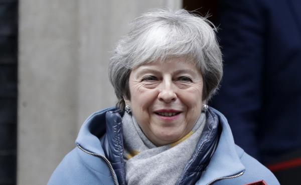 Prime Minister Theresa May leaves Downing Street on Monday to attend parliament. Prime Minister Theresa May leaves Downing Street on Monday to attend parliament.