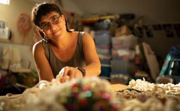 Tanya Aguiñiga worked with indigenous communities in Chiapas and Oaxaca, Mexico and in Alaska, but always felt drawn back to the border. Tanya Aguiñiga worked with indigenous communities in Chiapas and Oaxaca, Mexico and in Alaska, but always felt drawn back to the border.