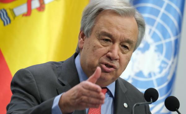 United Nations Secretary-General António Guterres at the opening day of the COP25 climate conference on Monday in Madrid. "Do we really want to be remembered as the generation that buried its head in the sand? That fiddled while the planet burned?" he sa United Nations Secretary-General António Guterres at the opening day of the COP25 climate conference on Monday in Madrid. "Do we really want to be remembered as the generation that buried its head in the sand? That fiddled while the planet burned?" he sa