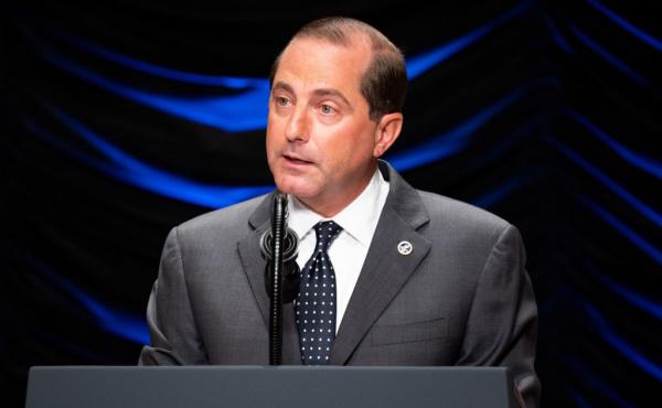 Secretary of Health and Human Services Alex Azar announced his agency is dropping a proposal intended to lower drug prices. Secretary of Health and Human Services Alex Azar announced his agency is dropping a proposal intended to lower drug prices.