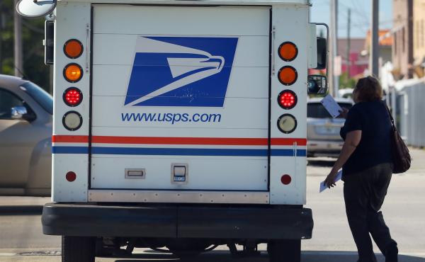 Amazon relies on the U.S. Postal Service for about 40 percent of its package deliveries. Amazon relies on the U.S. Postal Service for about 40 percent of its package deliveries.