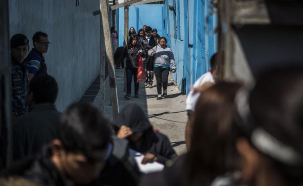 Central American migrants, sent from the United States, walk out in the streets of Guatemala City after arriving at the airport on Feb. 13, 2020. When asylum-seekers land in Guatemala, they are processed by immigration and asked if they want to stay in Gu Central American migrants, sent from the United States, walk out in the streets of Guatemala City after arriving at the airport on Feb. 13, 2020. When asylum-seekers land in Guatemala, they are processed by immigration and asked if they want to stay in Gu