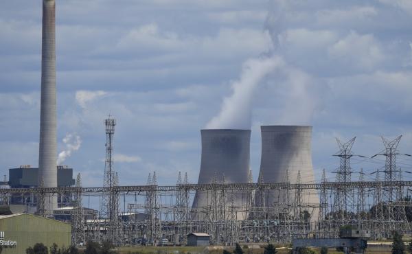 The Liddell Power Station, left, and Bayswater Power Station, coal-powered thermal power station are pictured near Muswellbrook in the Hunter Valley, Australia on Nov. 2, 2021. The Liddell Power Station, left, and Bayswater Power Station, coal-powered thermal power station are pictured near Muswellbrook in the Hunter Valley, Australia on Nov. 2, 2021.