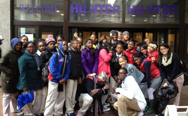 Students from a Harlem Children's Zone school visit Hunter College in New York. College visits are one way schools encourage students to attend college after graduation; now, a growing number of schools are working to help students succeed in college as w Students from a Harlem Children's Zone school visit Hunter College in New York. College visits are one way schools encourage students to attend college after graduation; now, a growing number of schools are working to help students succeed in college as w