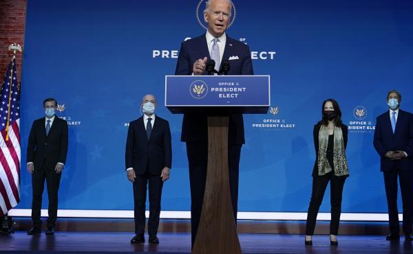 President-elect Joe Biden on Tuesday introduced his nominees and appointees to key national security and foreign policy posts. In an exclusive interview with NBC News' Lester Holt he said key agencies from the Trump administration are reaching out to faci President-elect Joe Biden on Tuesday introduced his nominees and appointees to key national security and foreign policy posts. In an exclusive interview with NBC News' Lester Holt he said key agencies from the Trump administration are reaching out to faci