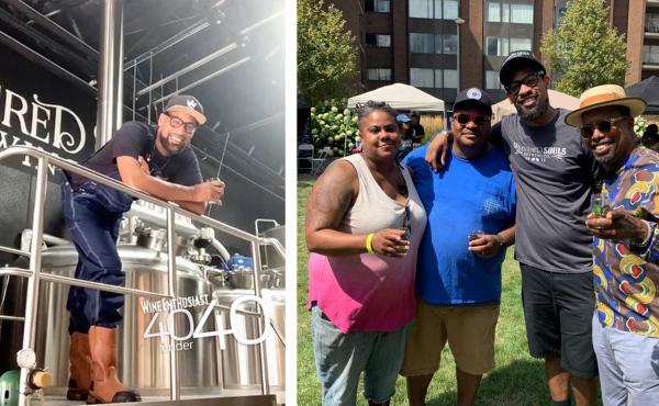 Marcus Baskerville, second from the right, at Black Brew Culture's Fresh Fest, August 11, 2019. Marcus Baskerville, second from the right, at Black Brew Culture's Fresh Fest, August 11, 2019.
