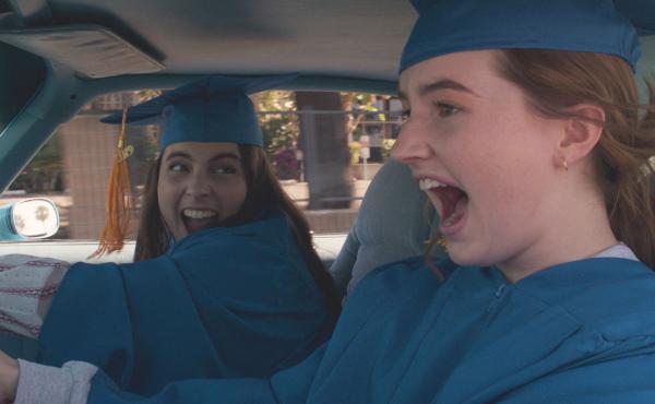 Beanie Feldstein, left, and Kaitlyn Dever, play Molly and Amy, two star students who decide they need to cram four years of high school partying into one night in Booksmart. Beanie Feldstein, left, and Kaitlyn Dever, play Molly and Amy, two star students who decide they need to cram four years of high school partying into one night in Booksmart.