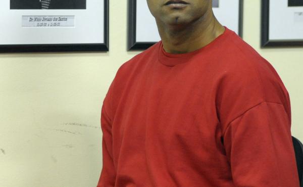 Former star goalie Bruno Fernandes de Souza, shown in 2012 at his murder trial in Contagem, Brazil, was convicted of ordering his ex-girlfriend's death. He was recently released on a technicality and has been signed by another professional soccer team. Former star goalie Bruno Fernandes de Souza, shown in 2012 at his murder trial in Contagem, Brazil, was convicted of ordering his ex-girlfriend's death. He was recently released on a technicality and has been signed by another professional soccer team.