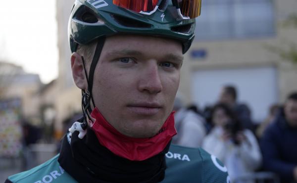 Cyclist Aleksandr Vlasov was leading the Tour de Suisse before a positive coronavirus test forced him to abandon the race — a fate shared by many other riders. Vlasov is seen here in March, at the Paris-Nice race. Cyclist Aleksandr Vlasov was leading the Tour de Suisse before a positive coronavirus test forced him to abandon the race — a fate shared by many other riders. Vlasov is seen here in March, at the Paris-Nice race.