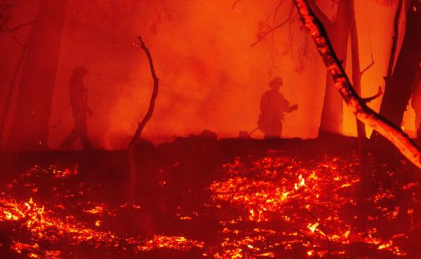 More than 4 million acres have burned in California during this year's wildfire season. Nearly 17,000 firefighters are still working to contain at least 23 major fires in the state. More than 4 million acres have burned in California during this year's wildfire season. Nearly 17,000 firefighters are still working to contain at least 23 major fires in the state.