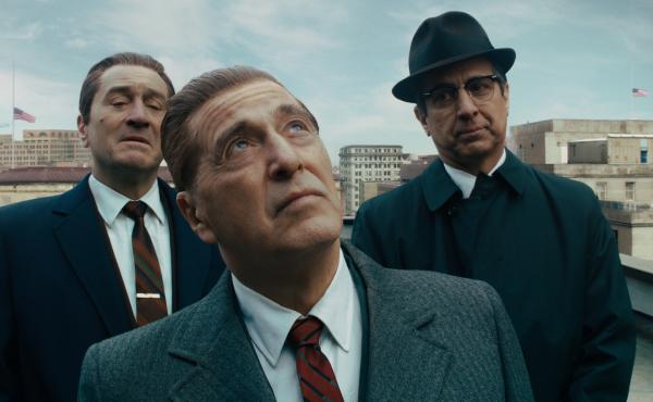 Robert De Niro (from left) stars with Al Pacino and Ray Romano as a mob hit man in Martin Scorsese's The Irishman. Robert De Niro (from left) stars with Al Pacino and Ray Romano as a mob hit man in Martin Scorsese's The Irishman.