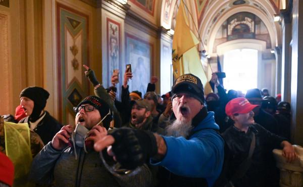 Demonstrators breached security and entered the Capitol as Congress debated the 2020 electoral vote tally on Wednesday. Demonstrators breached security and entered the Capitol as Congress debated the 2020 electoral vote tally on Wednesday.