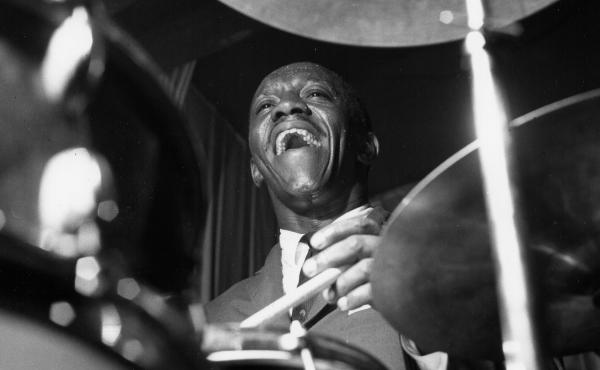 Drummer Art Blakey, who recorded for Blue Note from 1954 to 1965, in the studio. Drummer Art Blakey, who recorded for Blue Note from 1954 to 1965, in the studio.