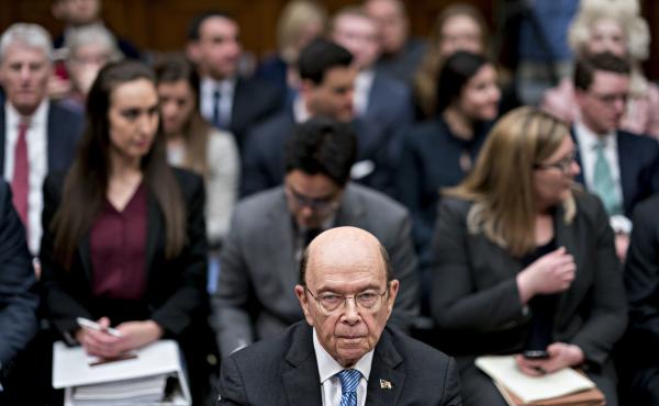 Commerce Secretary Wilbur Ross, who oversees the Census Bureau, waits for a House Oversight and Reform Committee hearing to begin in Washington, D.C., in 2019. In July, Ross directed bureau officials to speed up the 2020 census to end counting a month ear Commerce Secretary Wilbur Ross, who oversees the Census Bureau, waits for a House Oversight and Reform Committee hearing to begin in Washington, D.C., in 2019. In July, Ross directed bureau officials to speed up the 2020 census to end counting a month ear