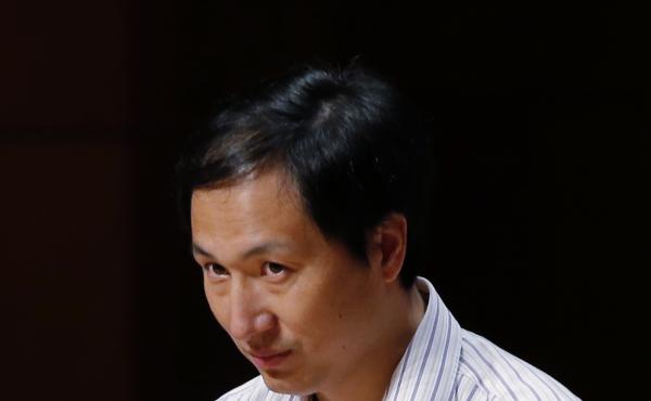 He Jiankui, a Chinese researcher shown here at a conference last year in Hong Kong, has been sentenced to three years in prison. He Jiankui, a Chinese researcher shown here at a conference last year in Hong Kong, has been sentenced to three years in prison.