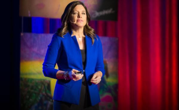 Christine Porath from the TED stage. Christine Porath from the TED stage.