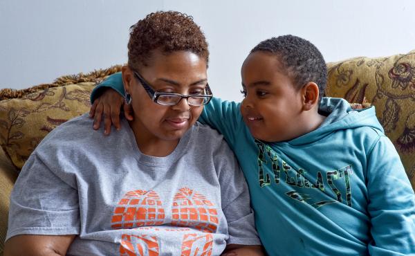 Shereese Hickson was diagnosed with multiple sclerosis in 2012 and is unable to work. She supports herself and her son, Isaiah, on $770 a month. Shereese Hickson was diagnosed with multiple sclerosis in 2012 and is unable to work. She supports herself and her son, Isaiah, on $770 a month.
