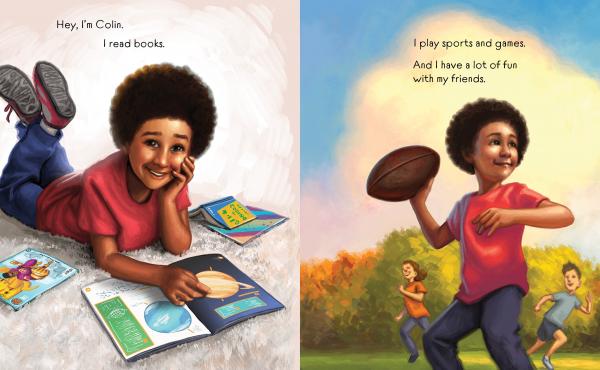 I Color Myself Different, written by Colin Kaepernick and illustrated by Eric Wilkerson I Color Myself Different, written by Colin Kaepernick and illustrated by Eric Wilkerson