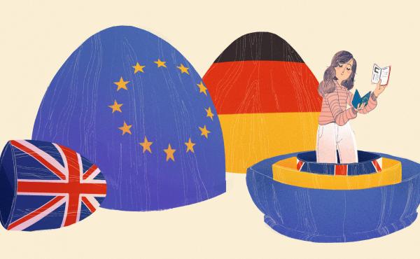 "I've spent much of my life becoming German," writes British-born journalist Esme Nicholson. "I've spent much of my life becoming German," writes British-born journalist Esme Nicholson.