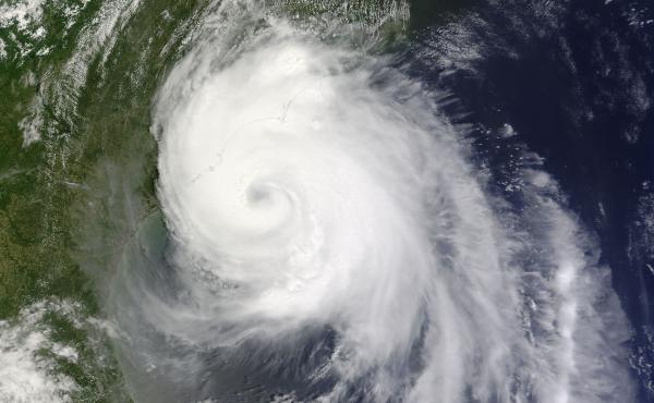 Hurricane Arthur, the first hurricane of the 2014 Atlantic season, as it nears landfall in the Carolinas. Hurricane Arthur, the first hurricane of the 2014 Atlantic season, as it nears landfall in the Carolinas.
