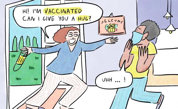 To hug or not to hug? Experts say it depends on where you've been and your personal tolerance for risk. To hug or not to hug? Experts say it depends on where you've been and your personal tolerance for risk.
