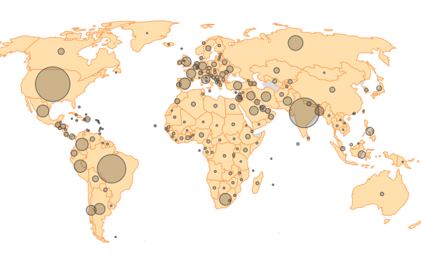 World map showing coronavirus cases by country (as of Sept. 14) World map showing coronavirus cases by country (as of Sept. 14)